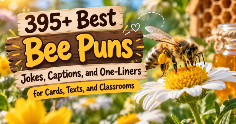 395+ best bee puns, jokes, captions, and one-liners for cards, texts, and classrooms